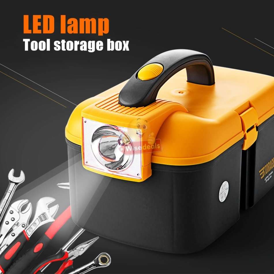 Flashlight Storage Box - perfect for tools, fishing gear, medicines etc.