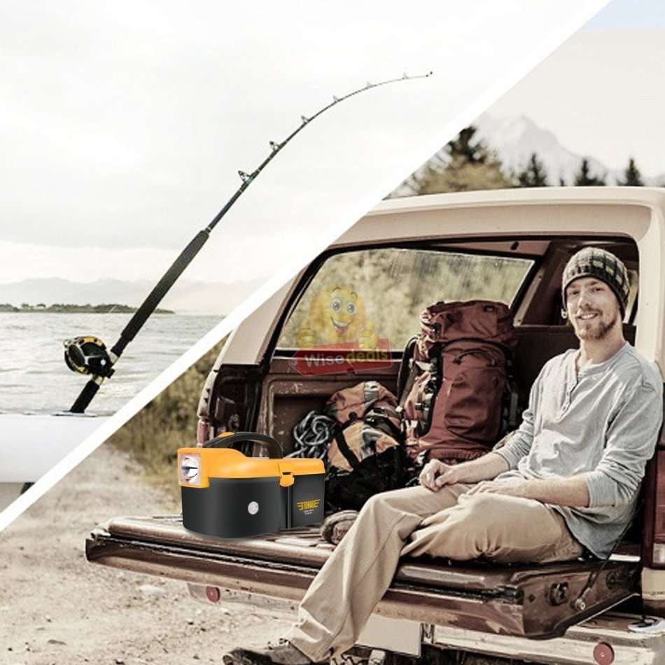 Flashlight Storage Box - perfect for tools, fishing gear, medicines etc.