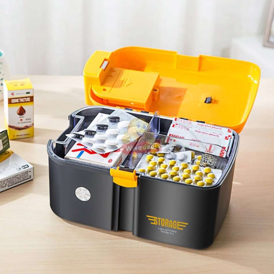 Flashlight Storage Box - perfect for tools, fishing gear, medicines etc.