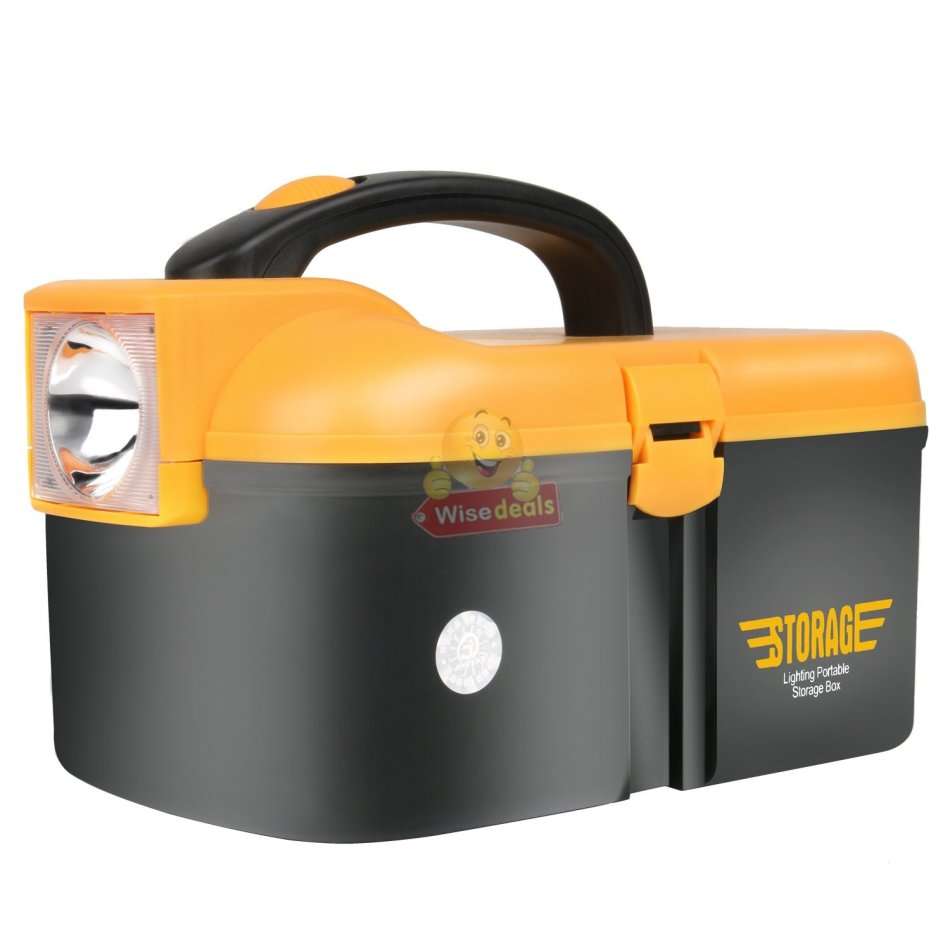 Flashlight Storage Box - perfect for tools, fishing gear, medicines etc.