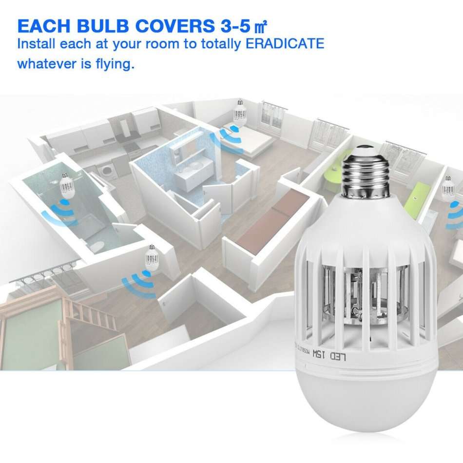 LED Mosquito Light Bulb - Available in Screw and Pin Type