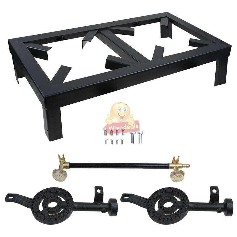Double Burner Cast Iron Gas Cooker