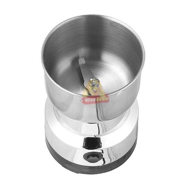 150W Electric Stainless-Steel Coffee and Spice Grinder