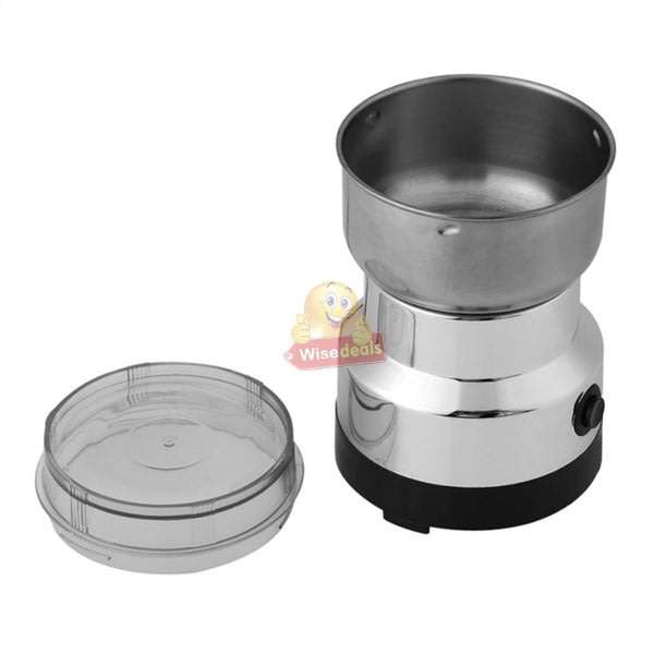 150W Electric Stainless-Steel Coffee and Spice Grinder