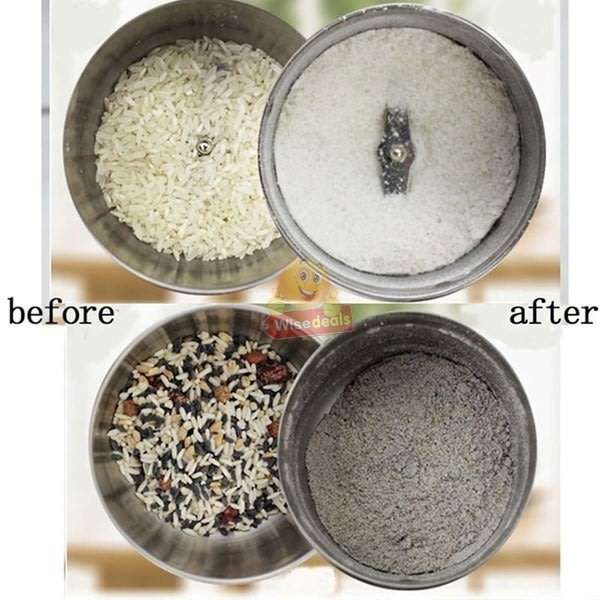 150W Electric Stainless-Steel Coffee and Spice Grinder