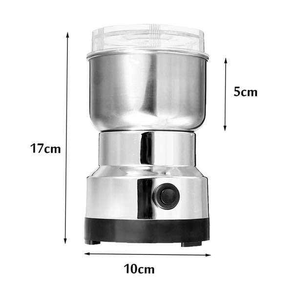 150W Electric Stainless-Steel Coffee and Spice Grinder