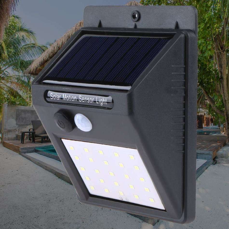 Motion Sensor LED Solar Wall Light