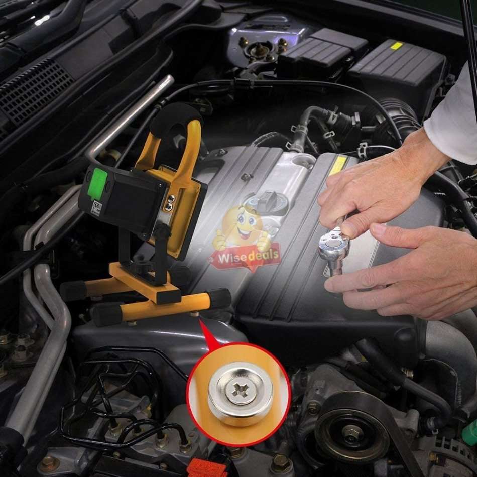 Super Bright 30W Floodlight with Stand  2400 Lumens, Rechargeable batteries etc