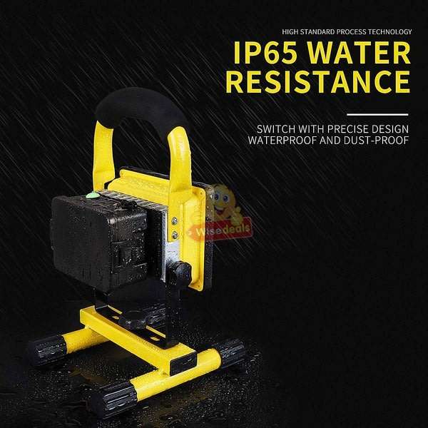 Super Bright 30W Floodlight with Stand  2400 Lumens, Rechargeable batteries etc
