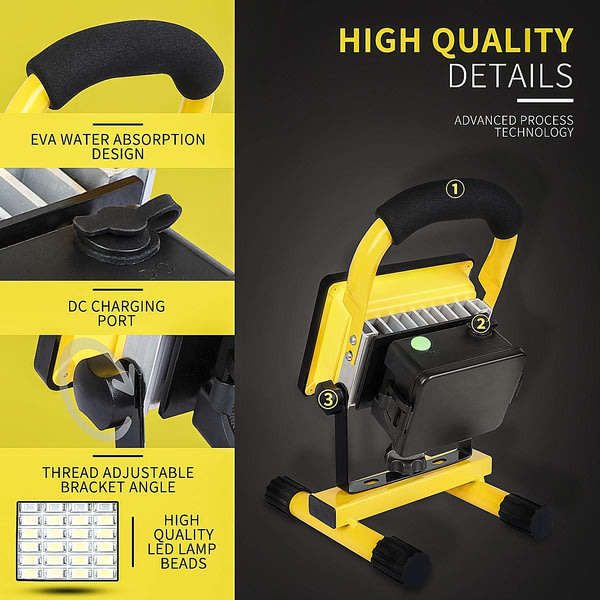 30W Floodlight with Stand