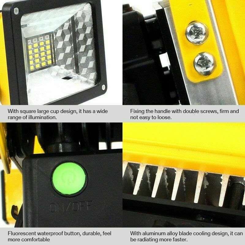 30W Floodlight with Stand