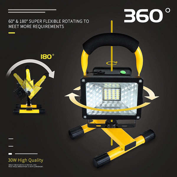 30W Floodlight with Stand