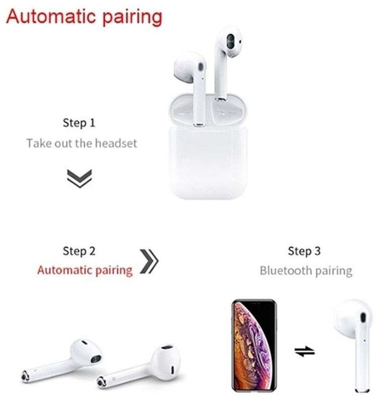 i12 Wireless Stereo Bluetooth Headphones