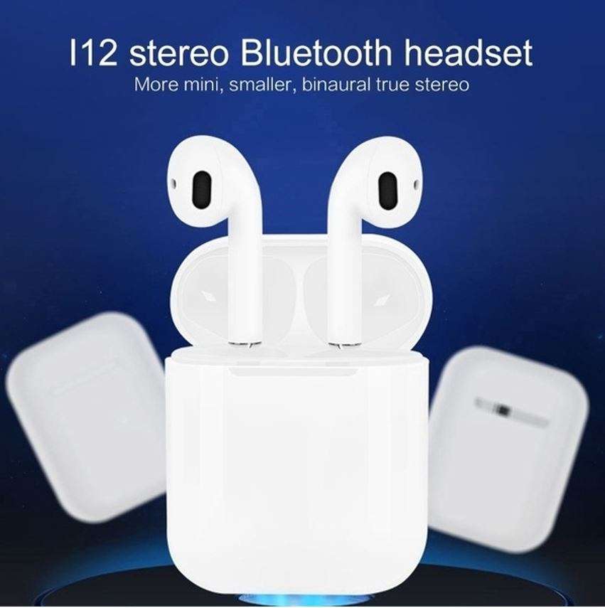 i12 Wireless Stereo Bluetooth Headphones