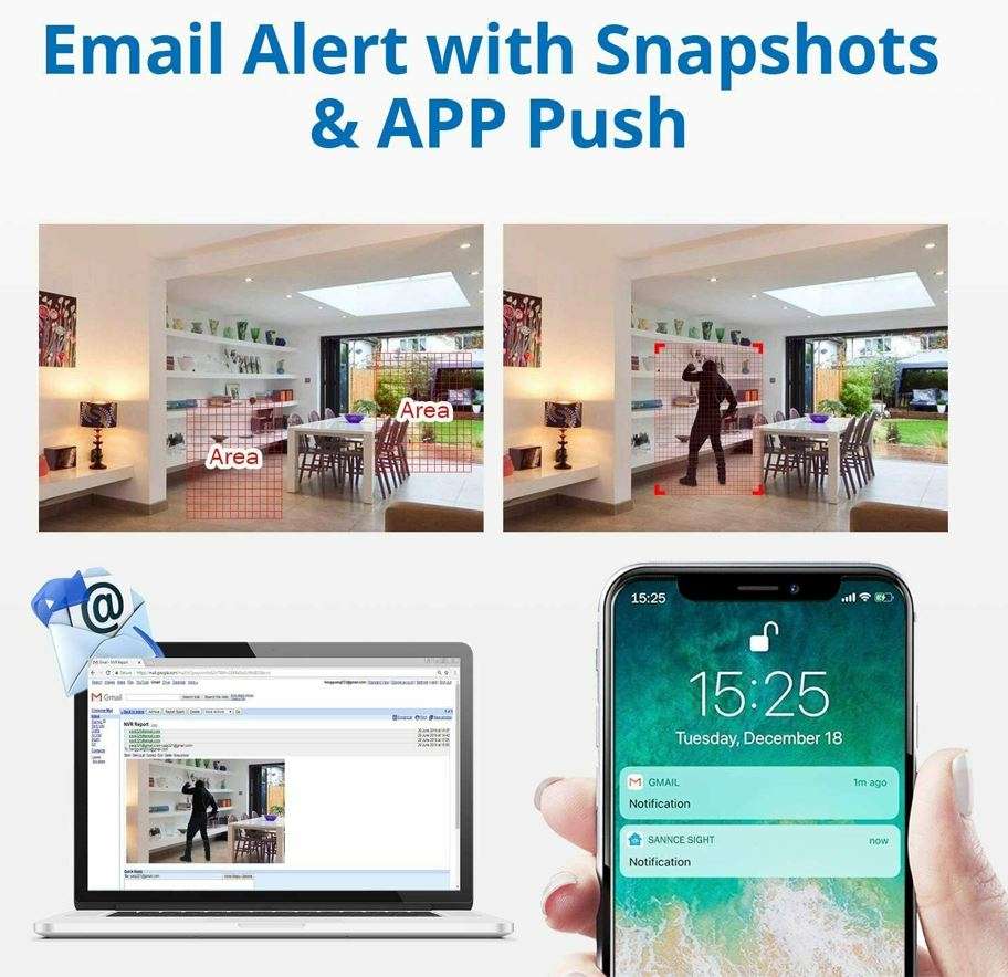 AHD 8 Channel CCTV Surveillance Camera Kit