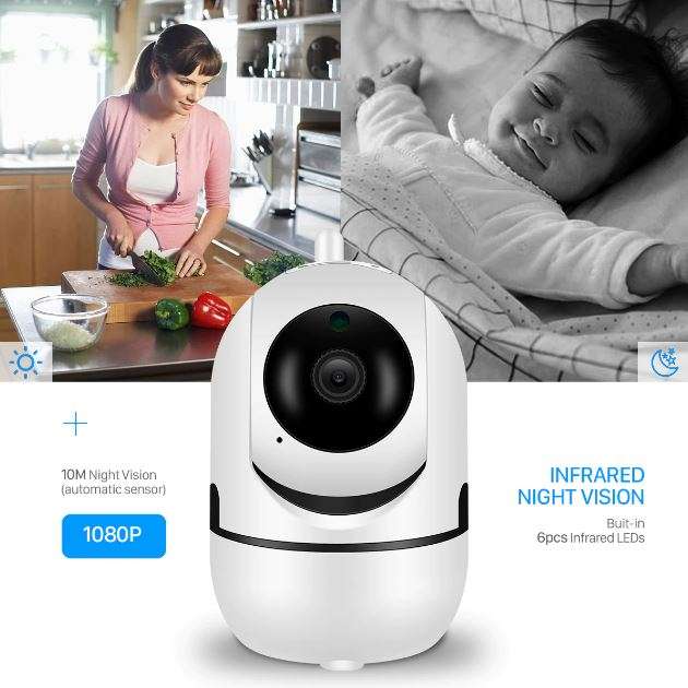 1080P WI-FI Night Vision IP Camera
