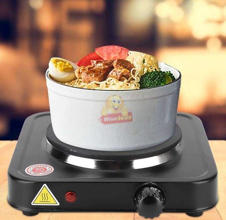 1000W Electric Hot Plate, Energy Saving, Compact and Easy to Store