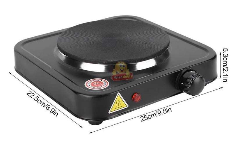 1000W Electric Hot Plate, Energy Saving, Compact and Easy to Store