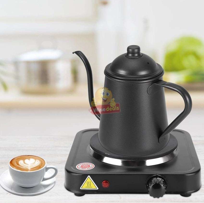 1000W Electric Hot Plate, Energy Saving, Compact and Easy to Store