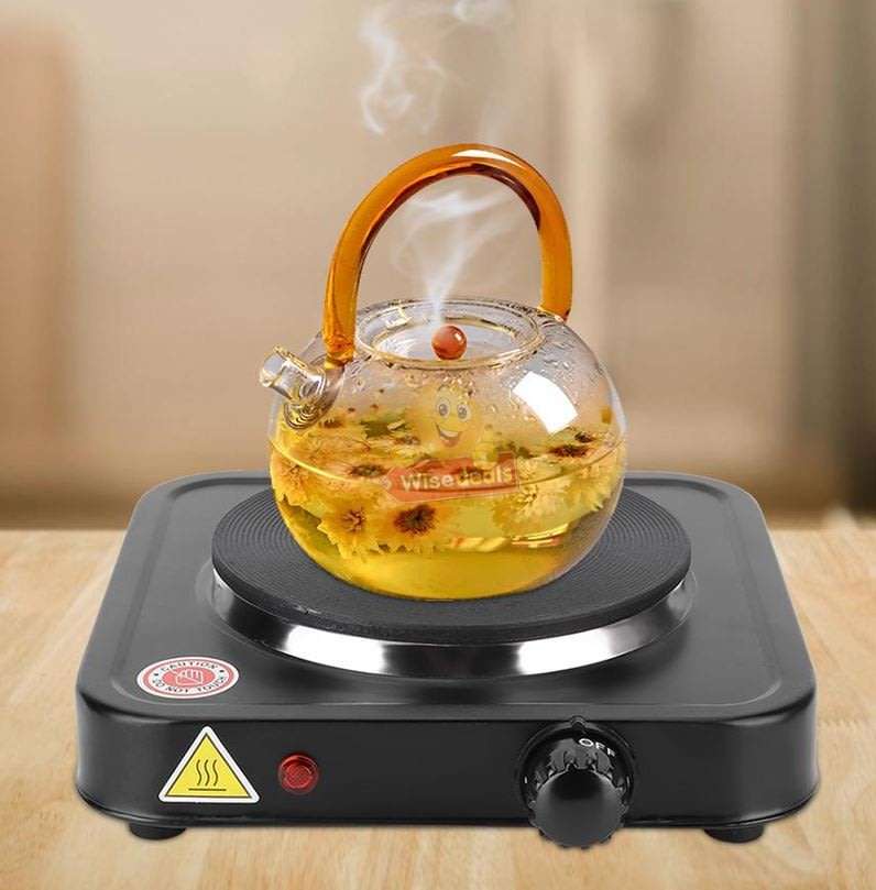 1000W Electric Hot Plate, Energy Saving, Compact and Easy to Store