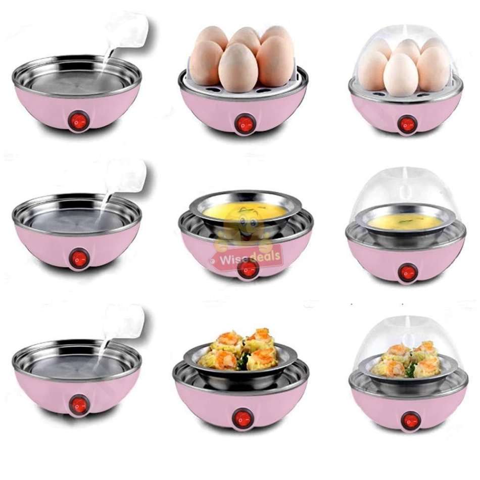 Electric Steamer - Boil eggs, Cook or Warm Food in Minutes, Easy and Safe