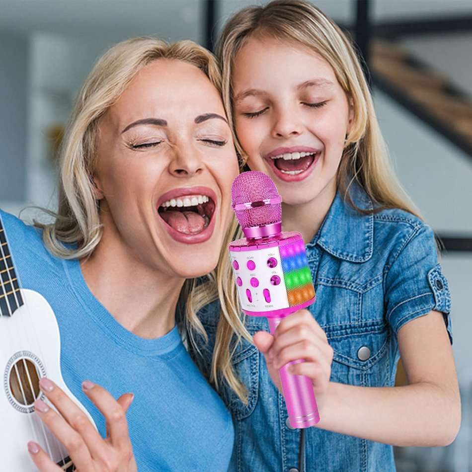 4-IN-1 Bluetooth Karaoke Speaker and Microphone