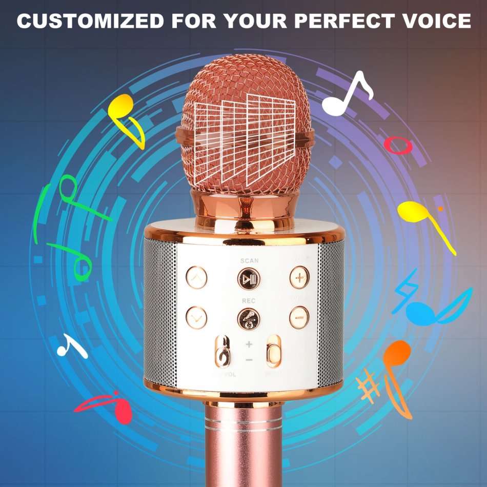 4-IN-1 Bluetooth Karaoke Speaker and Microphone