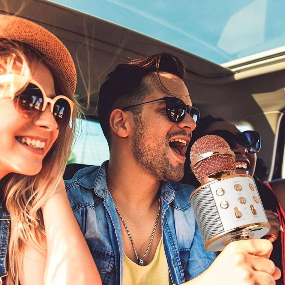 4-IN-1 Bluetooth Karaoke Speaker and Microphone