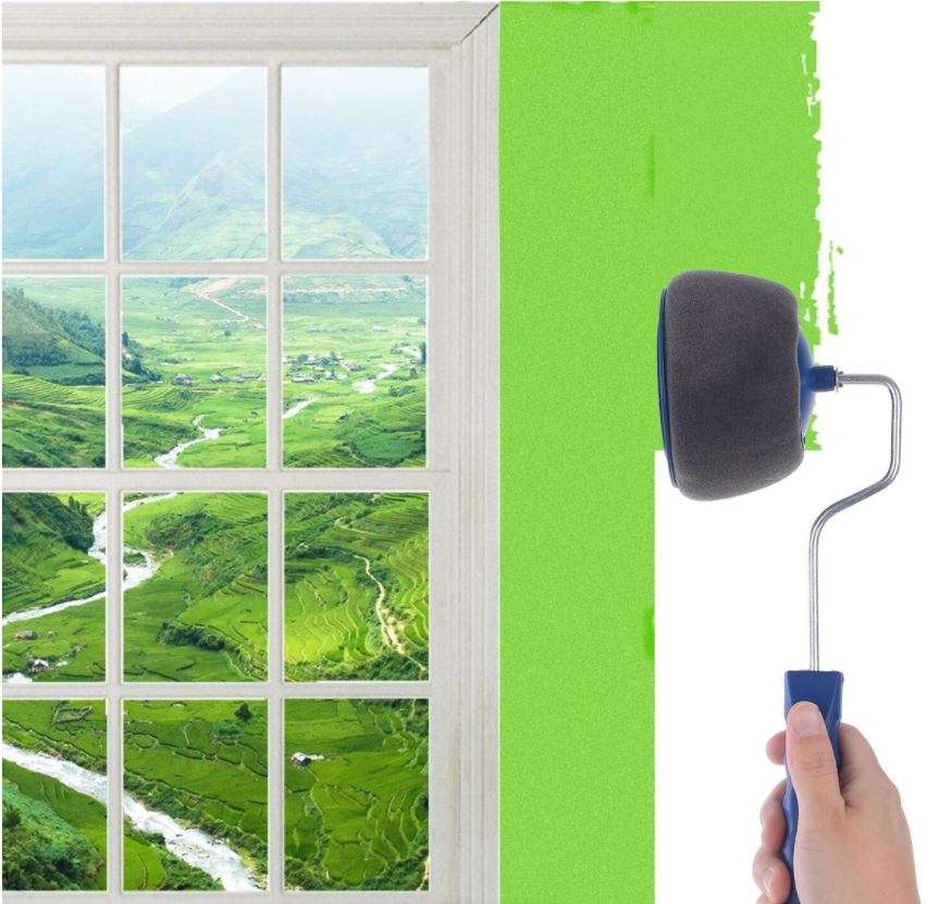 6 Piece Refill Paint Roller Set - No Drips, No Spills, No Mess