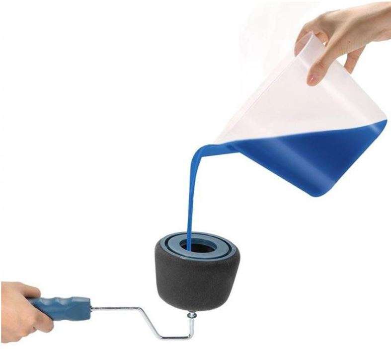 6 Piece Refill Paint Roller Set - No Drips, No Spills, No Mess