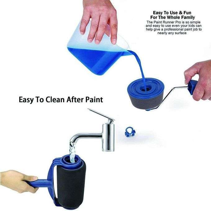 6 Piece Refill Paint Roller Set - No Drips, No Spills, No Mess