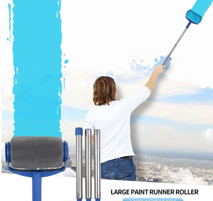 6 Piece Refill Paint Roller Set - No Drips, No Spills, No Mess
