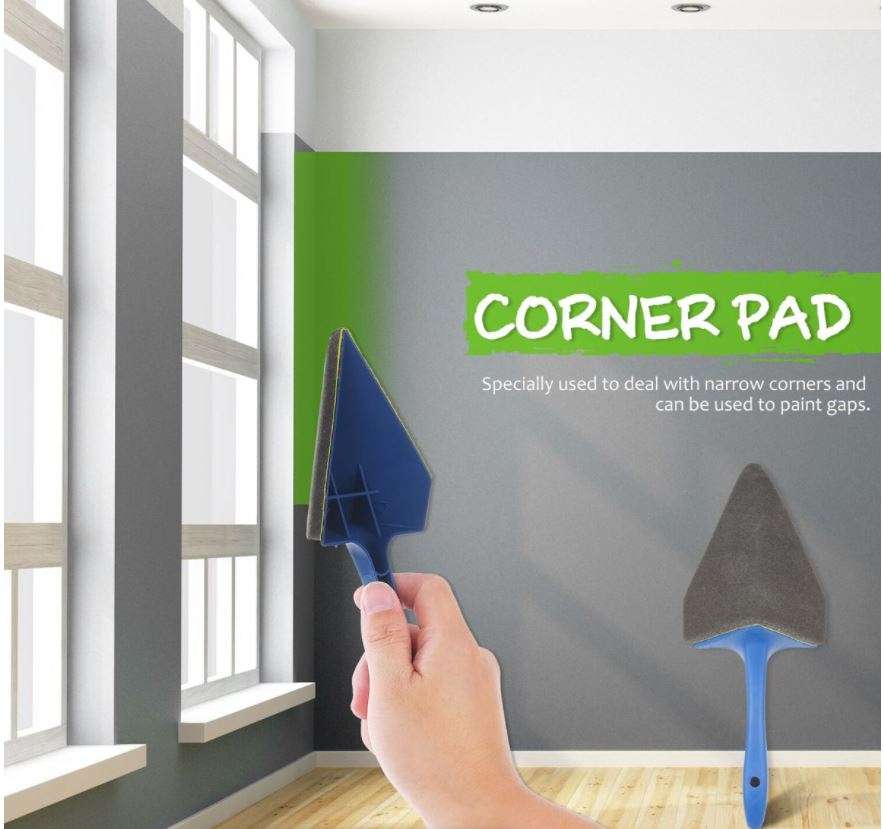 6 Piece Refill Paint Roller Set - No Drips, No Spills, No Mess