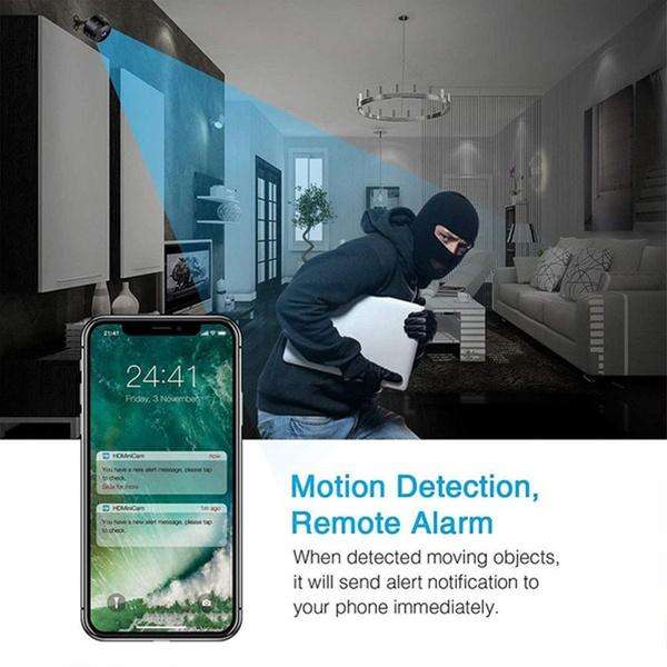 Mini Wireless WIFI IP Camera - Motion detection, Night Vision, Magnetic base etc