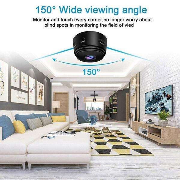 Mini Wireless WIFI IP Camera - Motion detection, Night Vision, Magnetic base etc