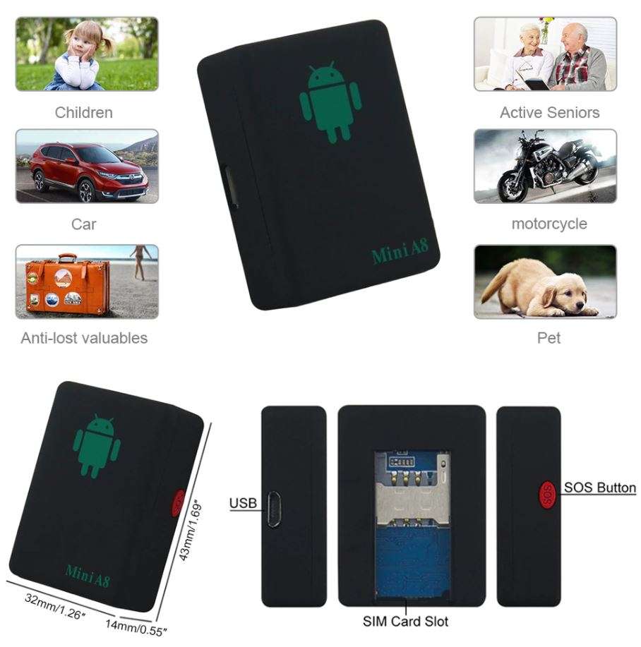 Mini Real Time GSM/GPRS Tracking Device