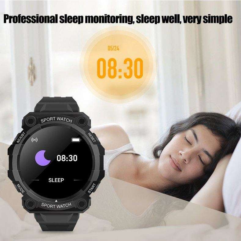 Bluetooth Fitness Smart Watch - Monitor Heart Rate, Blood Pressure, Blood Oxygen, Calorie, Distance