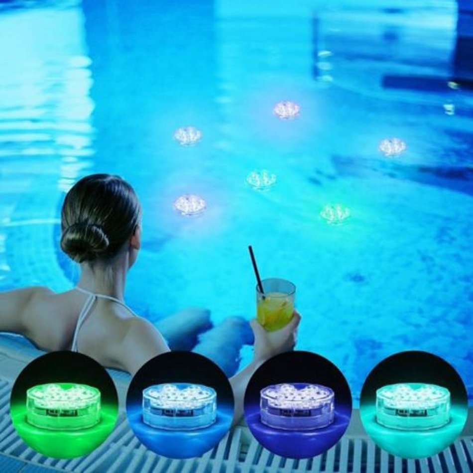 RGB Waterproof Submersible 16 Colour LED Light with Remote Control