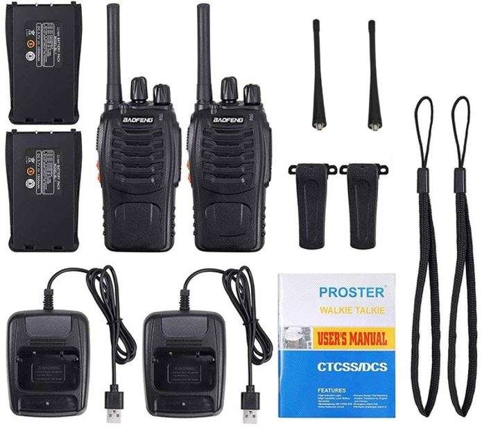 2 X Handheld Hand Radio Set