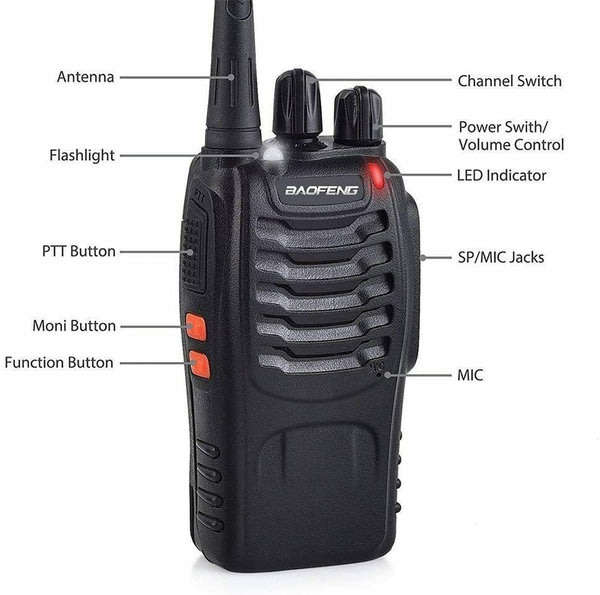 2 X Handheld Hand Radio Set