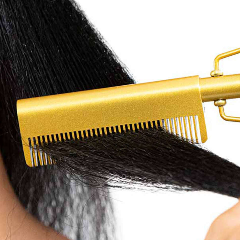 Electric Hot Hair Comb Straightener