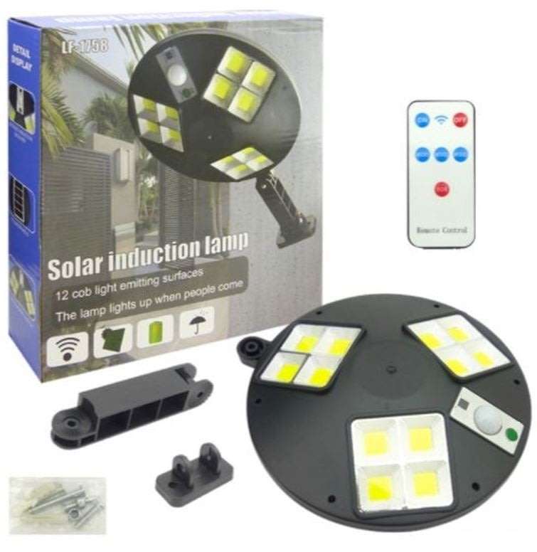 Remote Controlled SOLAR Sensor Flood Light with 3 Setting Modes