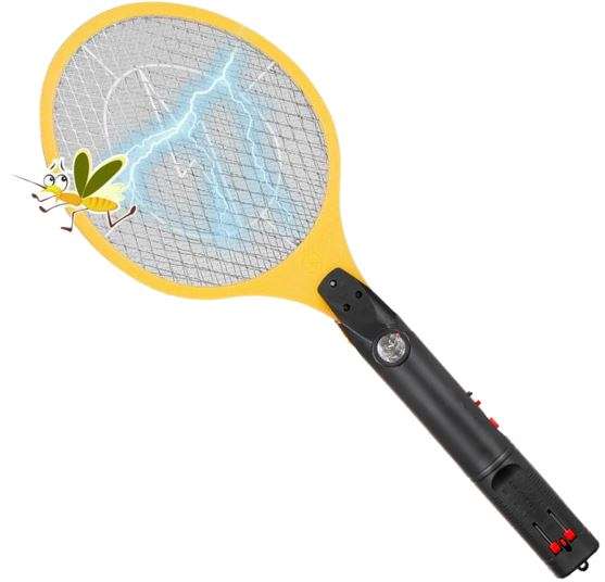 Rechargeable Bug Zapper with build-in Super Bright Flashlight and Safety Protection