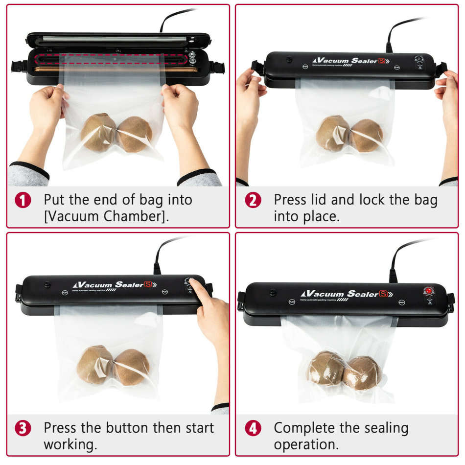 Large Vacuum Sealer - Extends the Freshness of Food