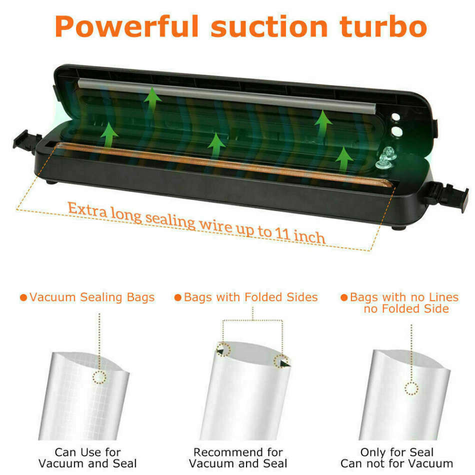 Large Vacuum Sealer - Extends the Freshness of Food