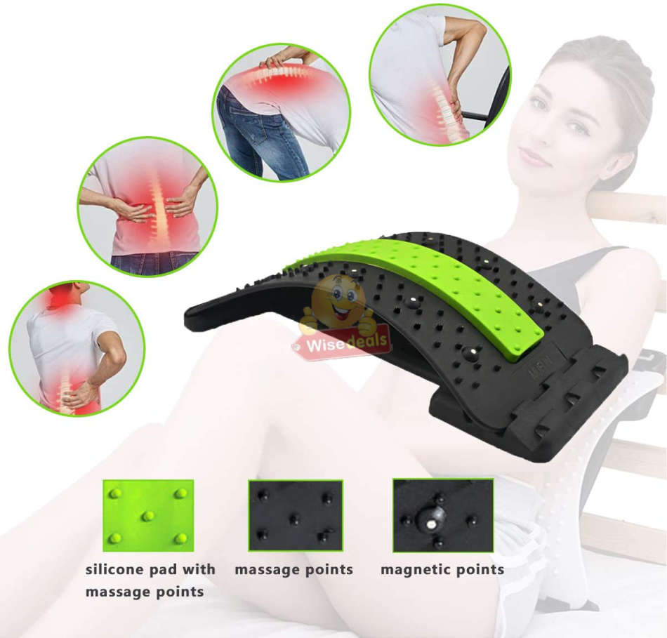 Magic Back Massager Pro Relieves Back Pain, Correct Posture, Promote Blood Circulation etc.