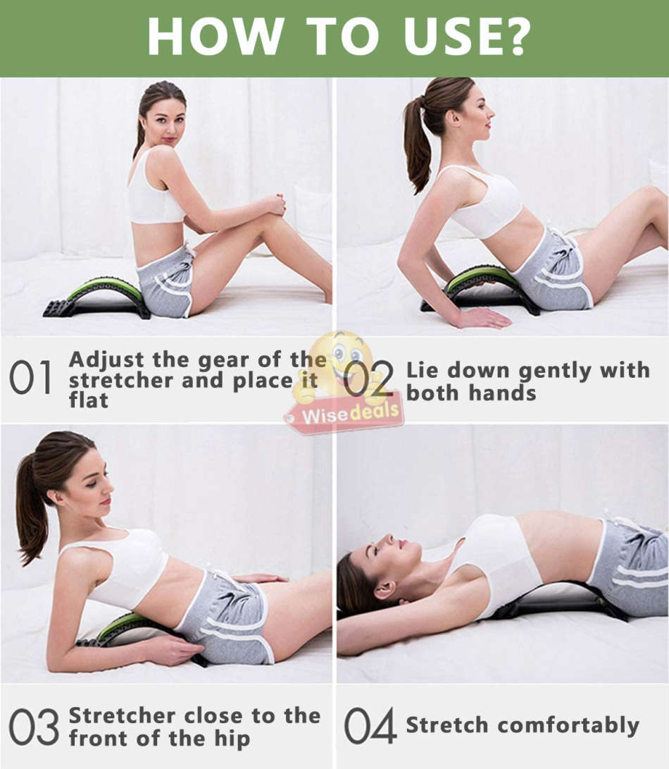 Magic Back Massager Pro Relieves Back Pain, Correct Posture, Promote Blood Circulation etc.