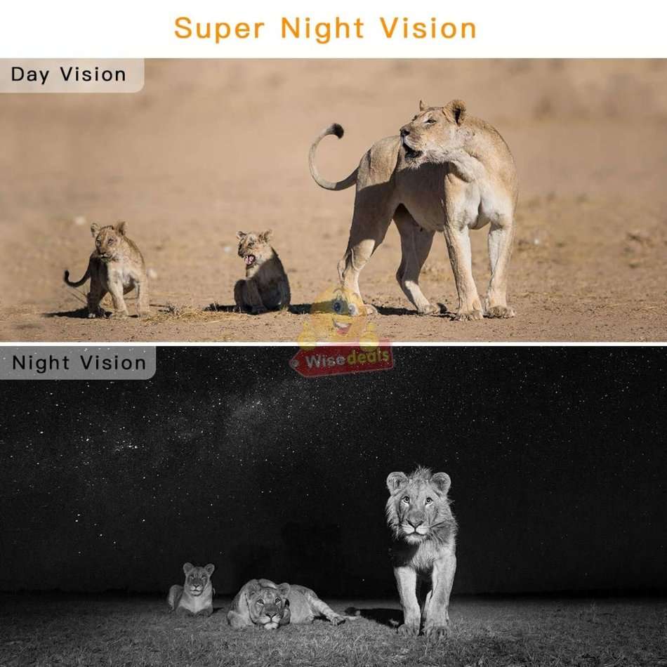 Hunting Camera Clear 5MP pictures, 720P videos, perfect for scouting game and wildlife observation