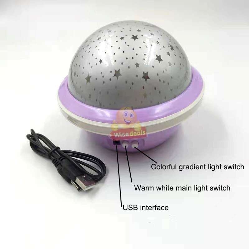 Starry Sky UFO Projector Night Light, Put the Galaxy in your house
