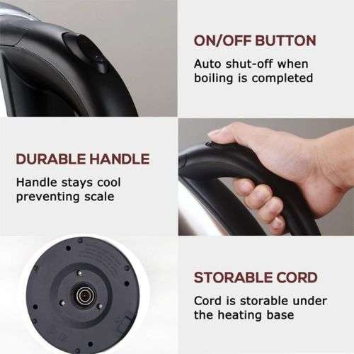 1.8L Stainless Steel Electric Kettle